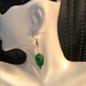 Handmade Alpha Kappa Alpha Dangle Earrings New